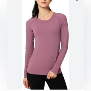 Yvette Women's Long‎ Sleeve Top - Purple